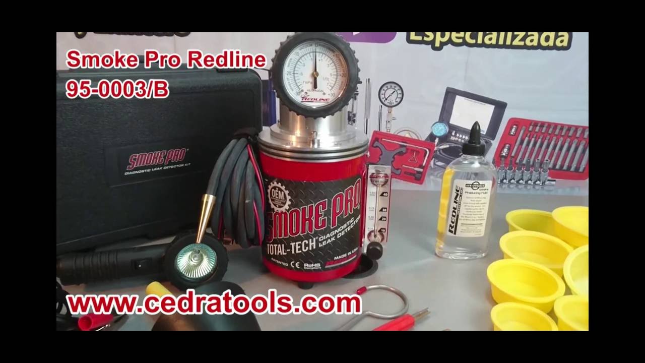 Detector de Fugas por Humo Smoke Pro Redline