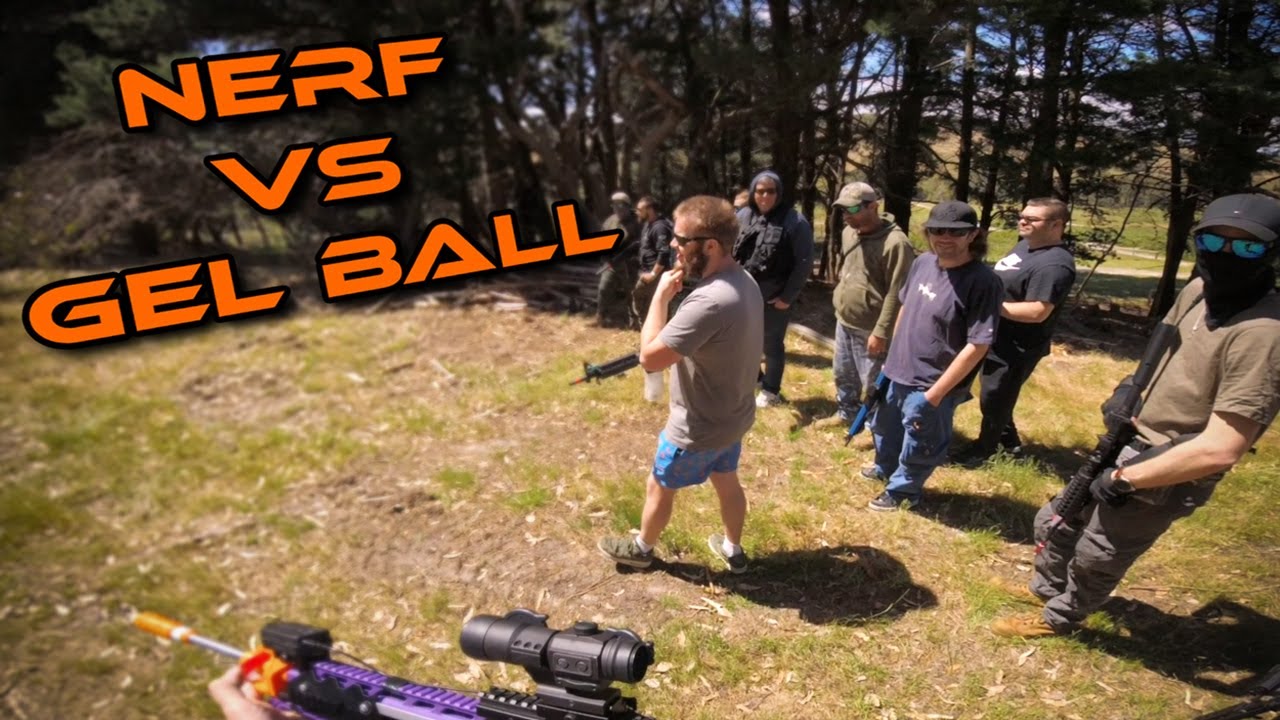 Nerf vs Gel Blasters | CQB | First Match of the Day