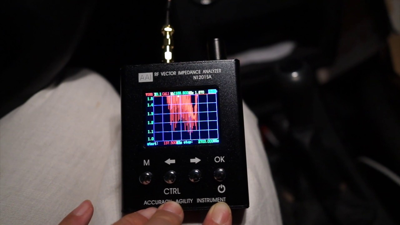 Playing with N1201SA VNA (Vector Impedance Analyzer) as recommended by Andreas Spiess