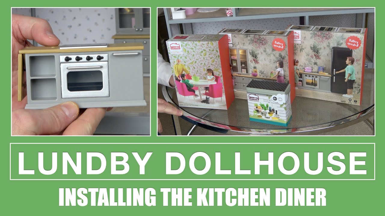 Lundby Dollhouse Part Three - Installing The Kitchen Diner