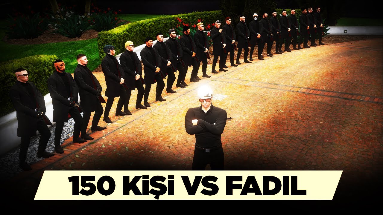 GTA 5 ROLEPLAY 150 KİŞİ VS JİLET FADIL