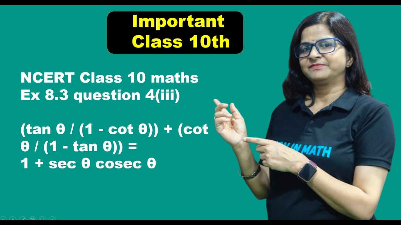 NCERT Class 10 maths Ex 8.3 question 4(iii)