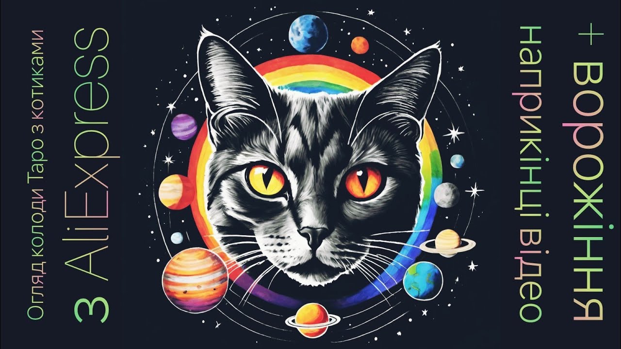 😺Котяче Таро | Cat Tarot | AliExpress #тароaliexpress #огляд_таро #таро #коти #огляди_колод #топтаро