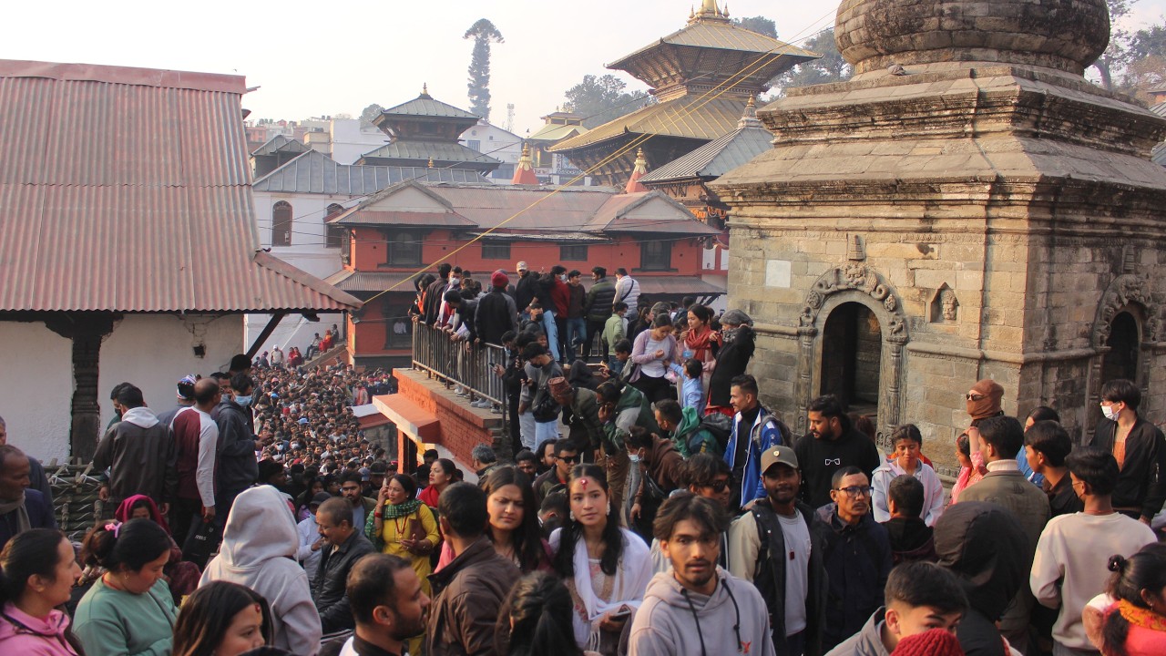 Shivaratri - Huge crowd seen in Pasupati, Kathmandu