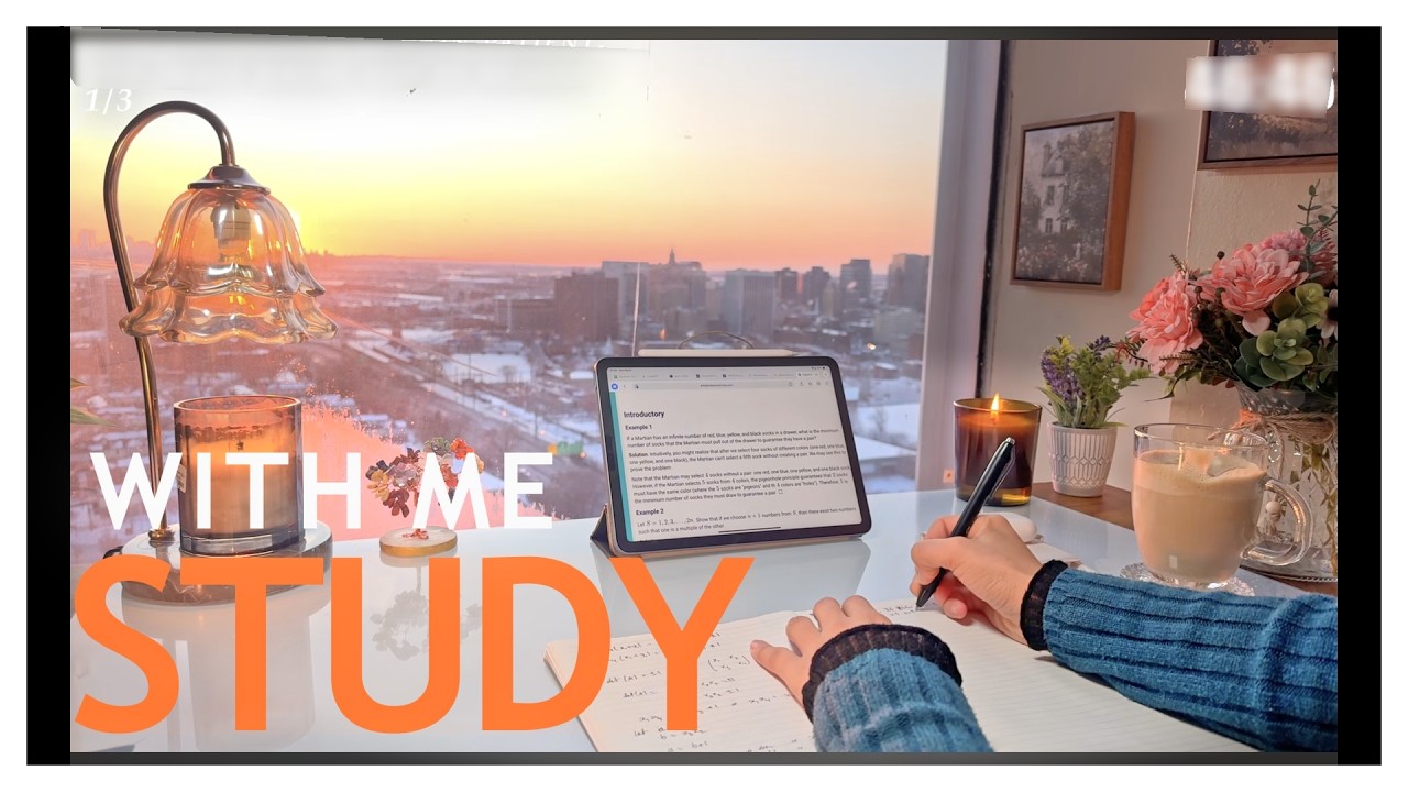 3H Study Before Sunrise 🌤 | Morning Focus Routine | Day 5