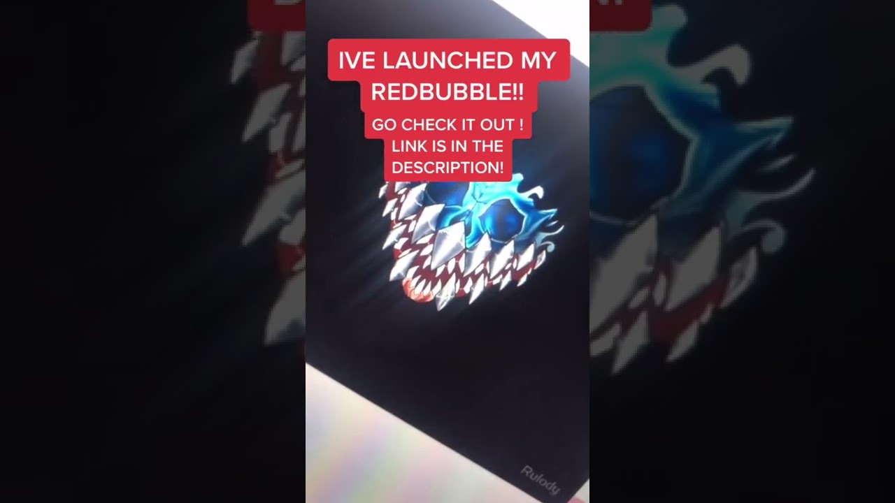 I&rsquo;m So Scared But I did it!! #printondemand2021 #redbubble #sellingart #anime #art