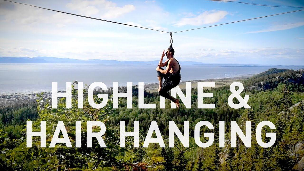 Hair Hanging & Highline - Julien Desforges - Slackline & Hair Suspension Artist Circus Act