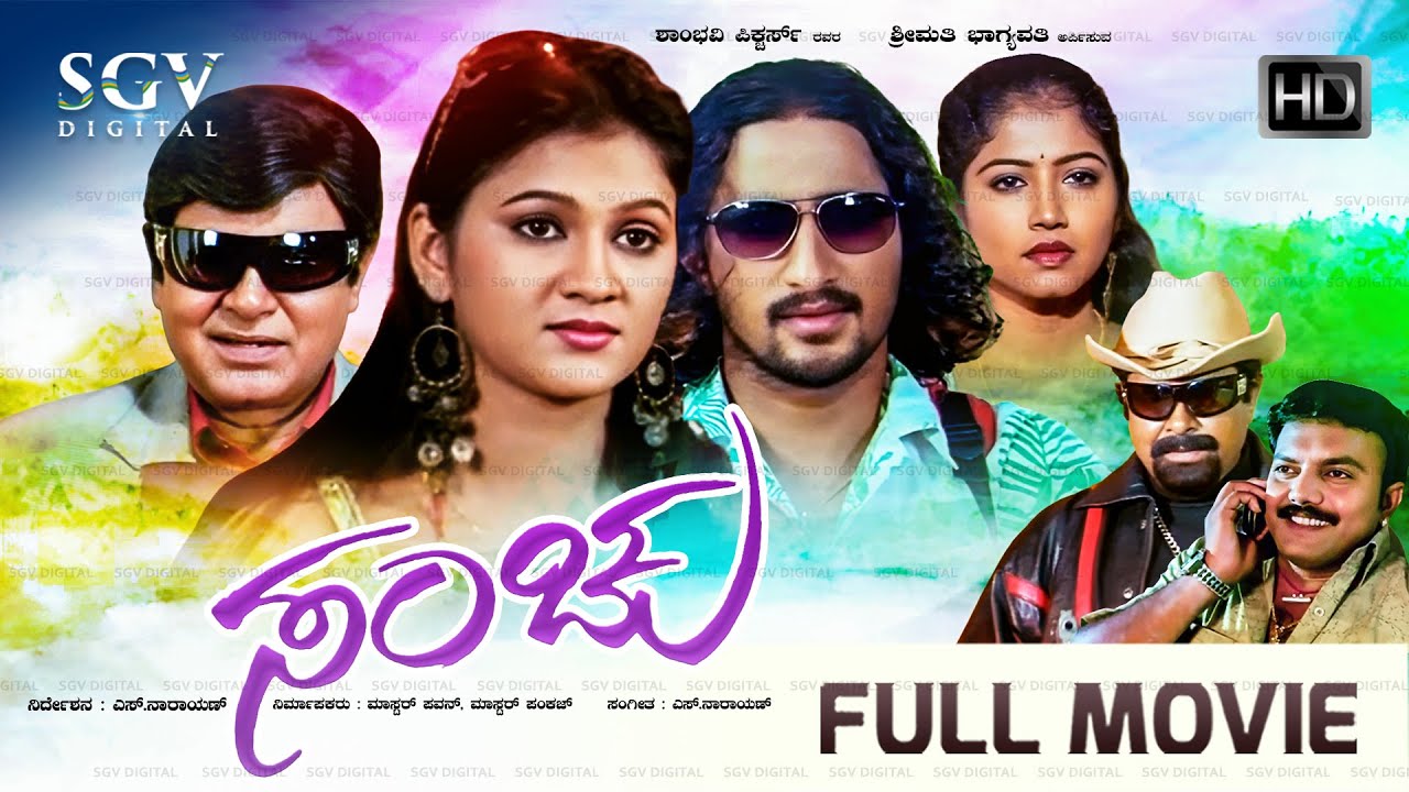 Sanchu | Kannada Full HD Movie | Swasthik Shankar, Sanjana Rao | Latest Kannada Movie
