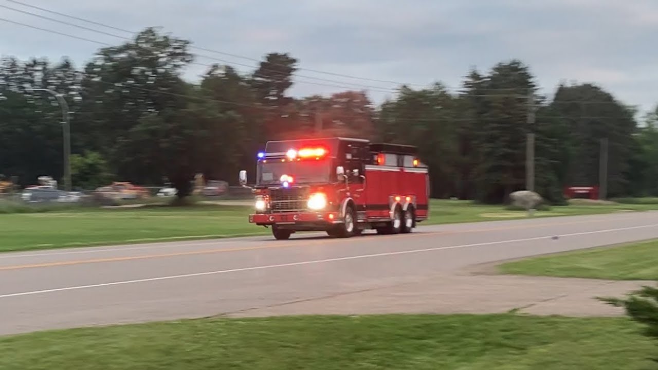 Lino Lakes Fire Department • Engine 1 Responding for a Structure Fire • 6/27/25