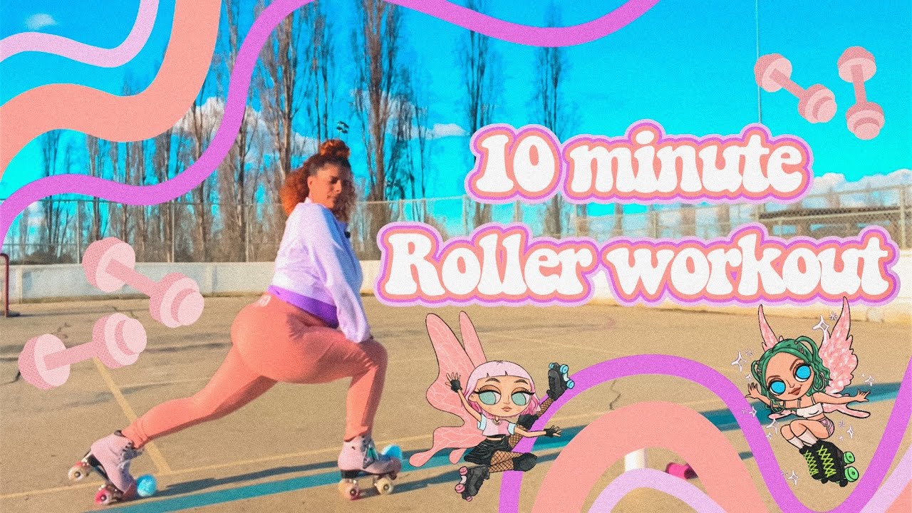 10 Min FULL BODY Skate Workout | Roller Fitness Friday | Roller Skate Workouts | Fitness on Wheels
