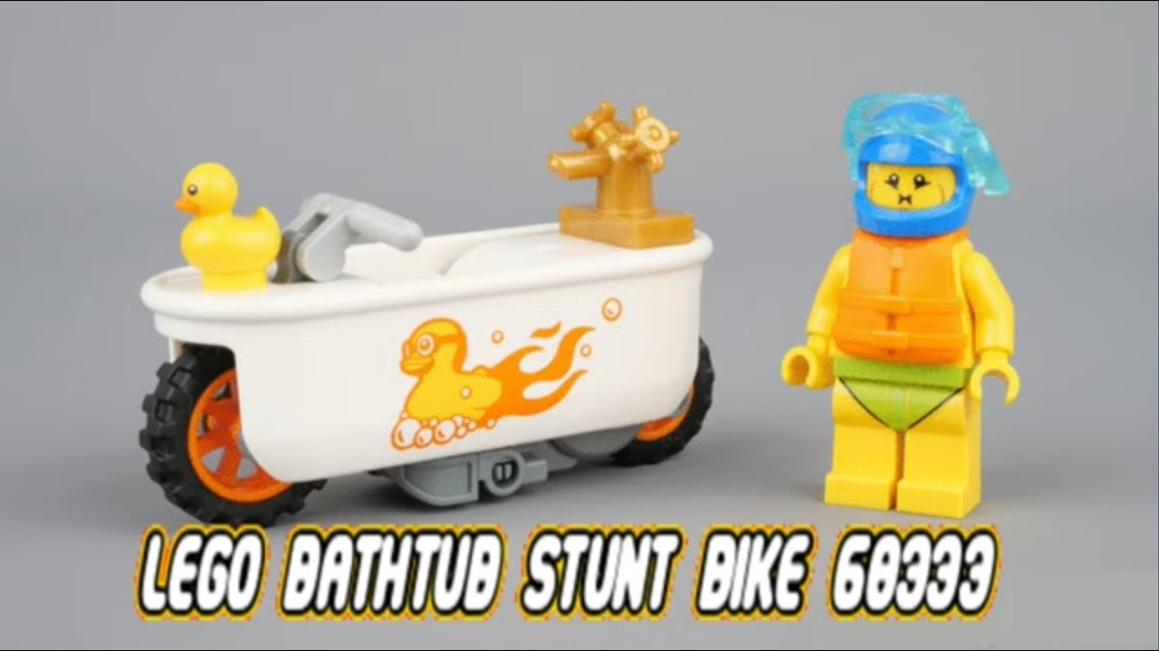 LEGO Bathtub Stunt Bike 60333 #lego #bathtub