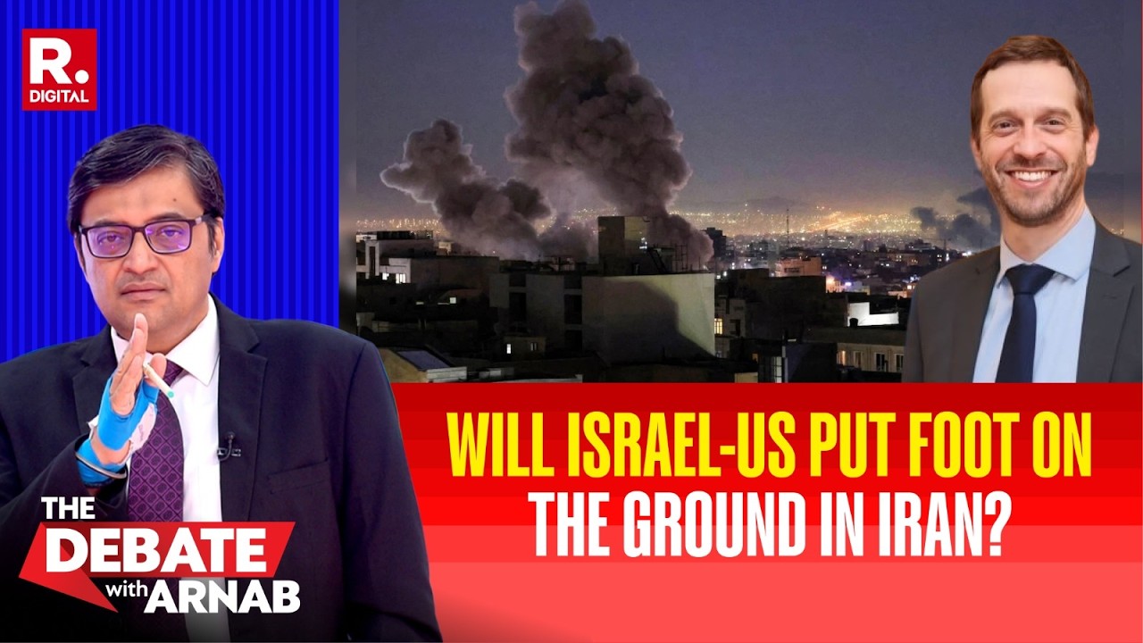 Will US-Israel Send Troops on Ground for War with Iran? Arnab Asks Israeli Spokesperson