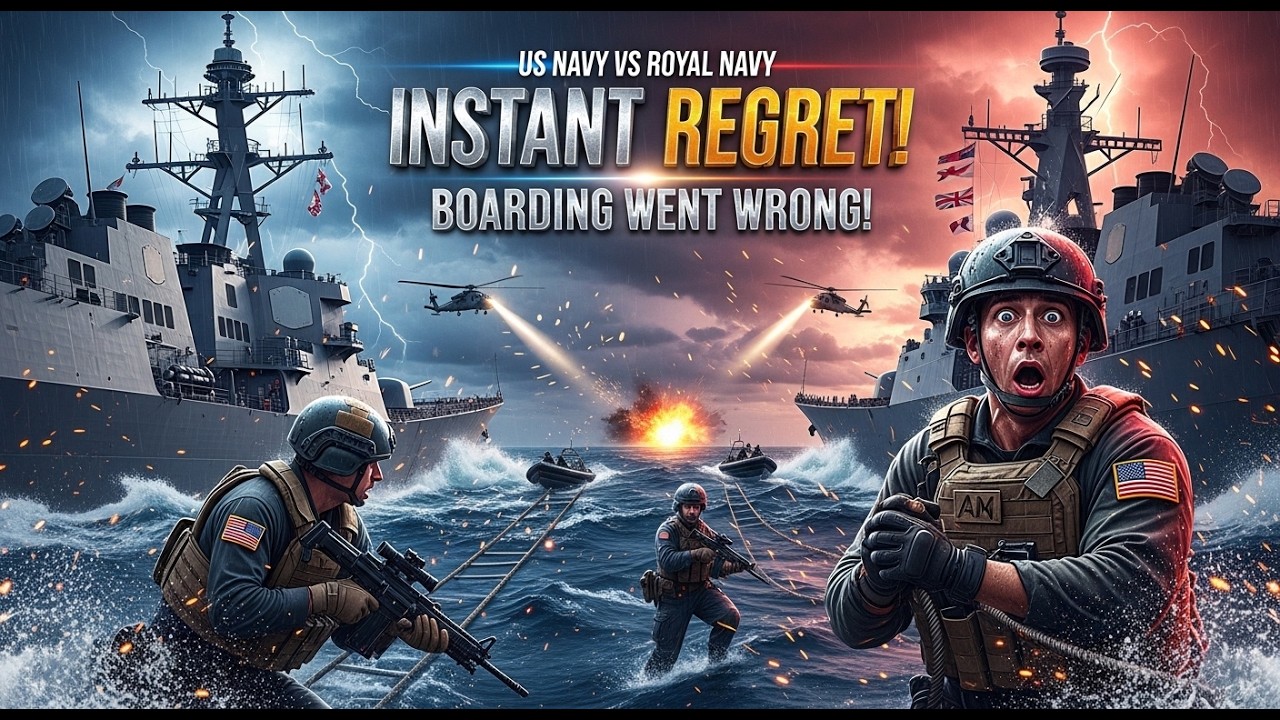 US Navy vs Royal Navy: Ship Boarding Exercise — INSTANT REGRET