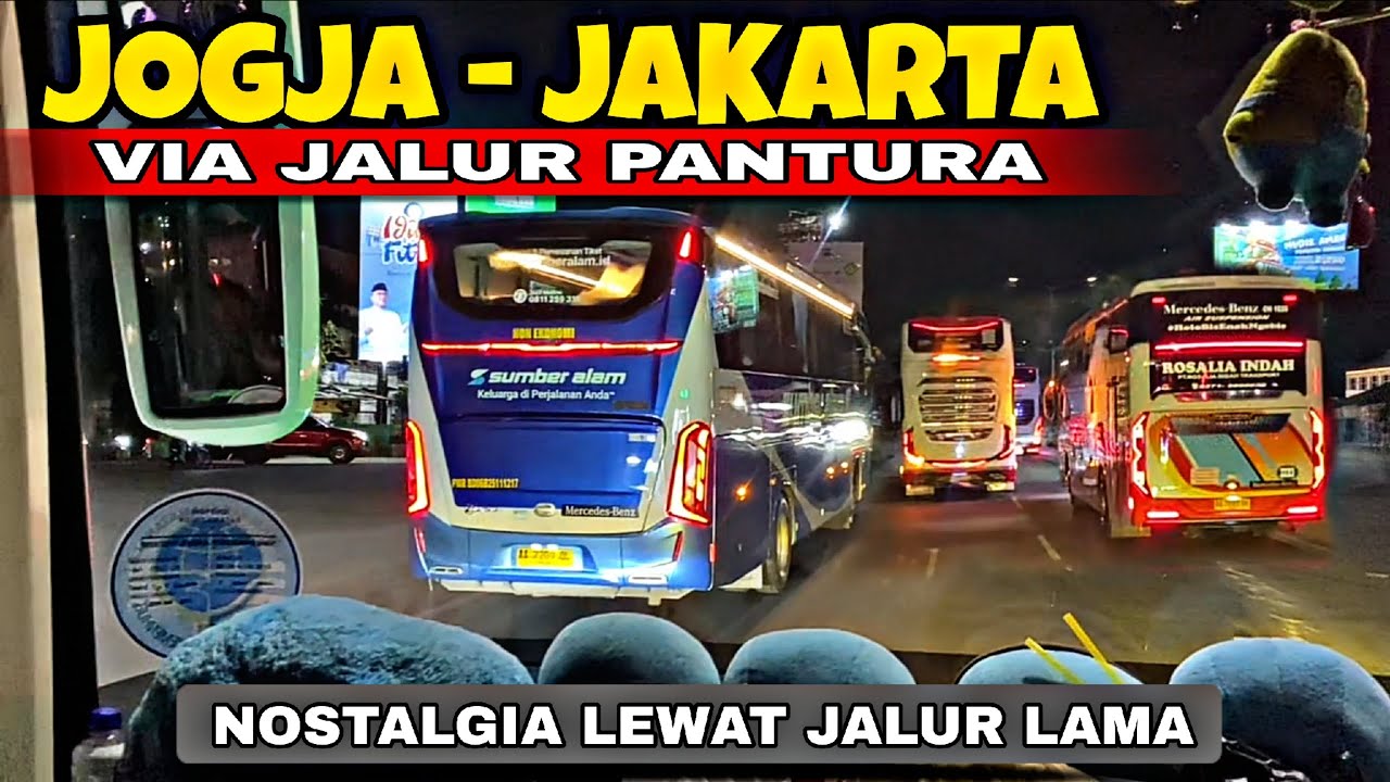 JOGJA - JAKARTA VIA PANTURA ROUTE‼️Nostalgic Trip with Natural Resources via the Old Route