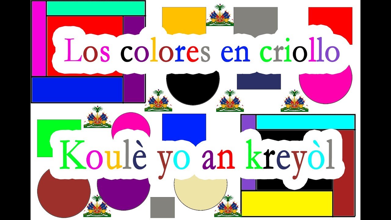 Aprann koulè yo an kreyòl = Aprender los colores en criollo. ( Español-Créole número 12)