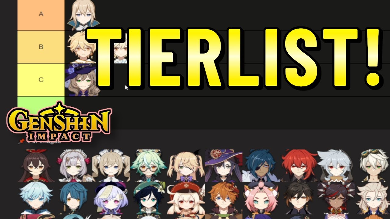 Meine neue Genshin Impact Figuren Tierlist!🔥