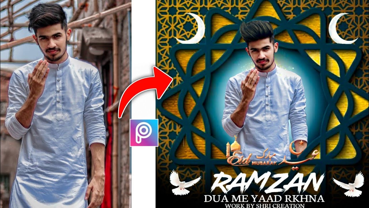 PicsArt Ramzan Mubarak Photo Editing Tutorial ll Ramzan Special photo editing step by step
