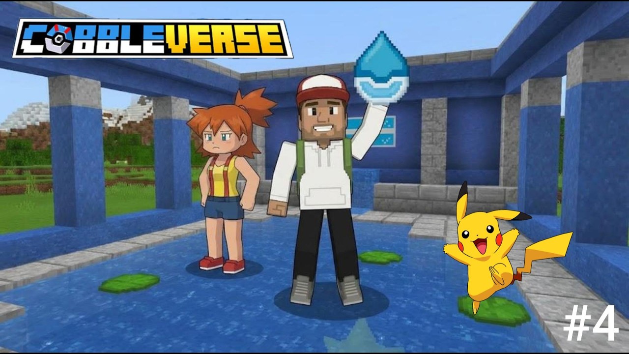 ¡CONSEGUI A PIKACHU y DERROTÉ a MISTY!  | Minecraft Cobbleverse Capítulo 5