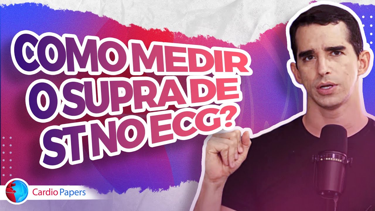Como medir o supra de ST no ECG?