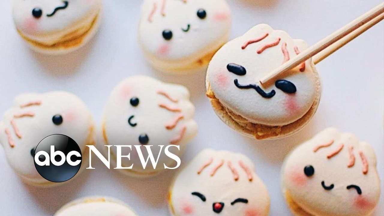 This bakery makes the cutest macaroon characters