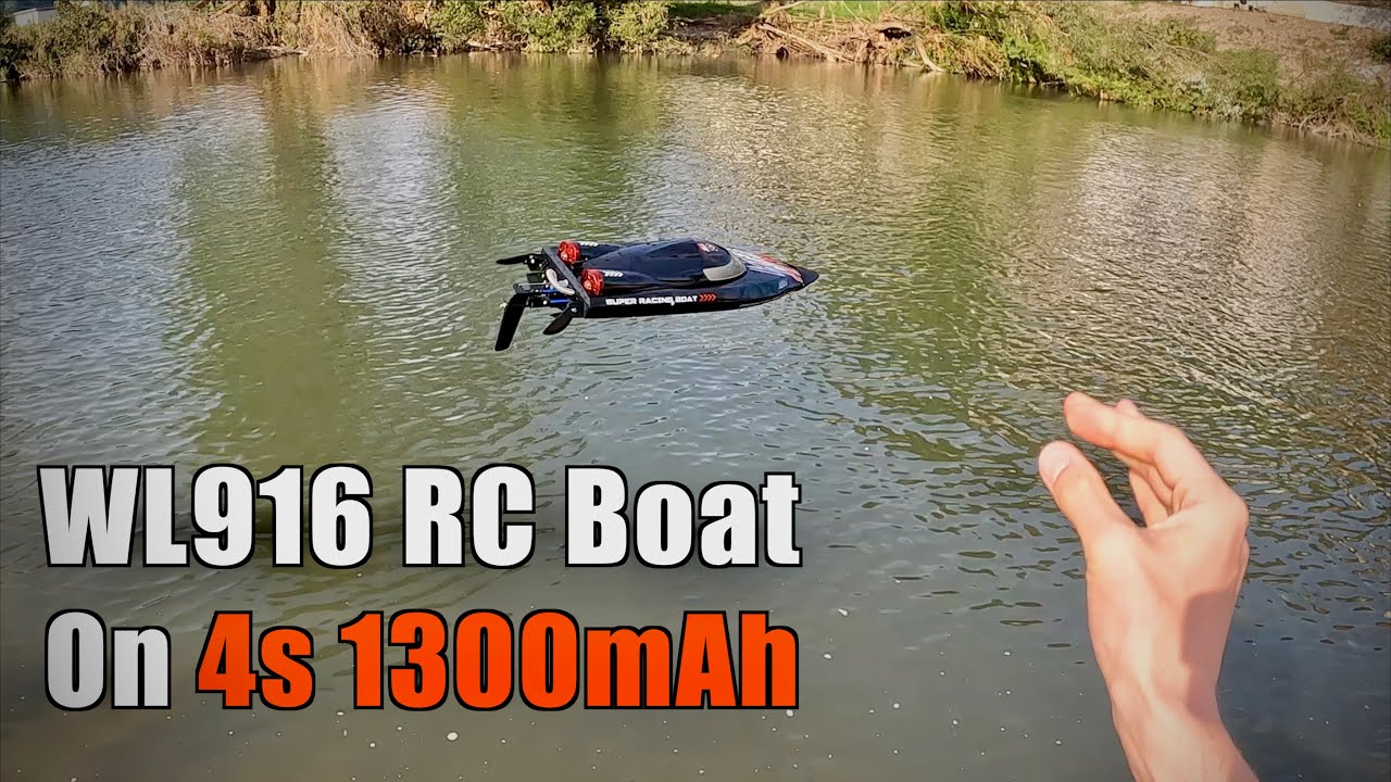 WL916 RC Racing Boat Running 4s Lipo 💯% STOCK