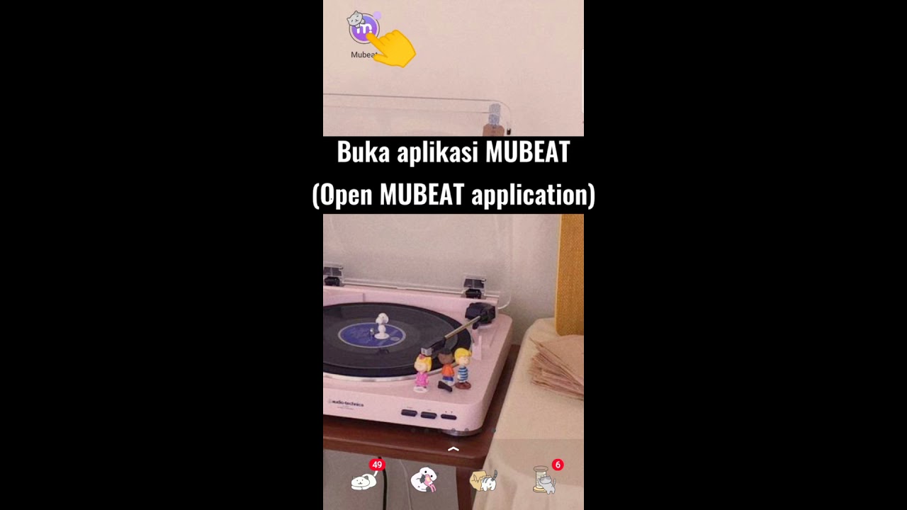 TUTORIAL LOG-IN MUBEAT AND HOW TO COLLECT BEATS