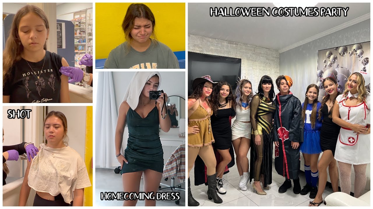 SHOT !!!!... / HALLOWEEN COSTUME PARTY / BUYING PRESENTS FOR HIM | VLOG#1177