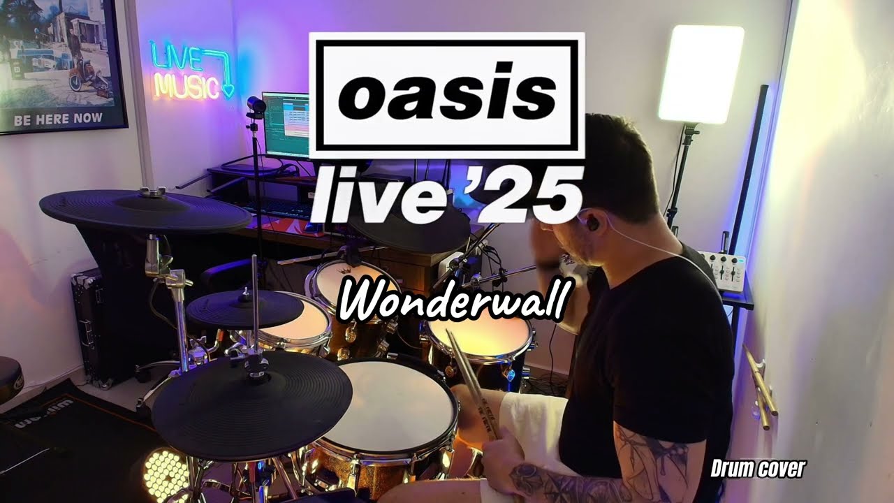 Oasis - WONDERWALL #live25 #drumcover