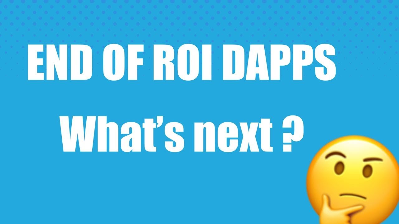 WHY I AM GIVING UP ROI DAPPS - MOVING ON TO MINERS + DEFI