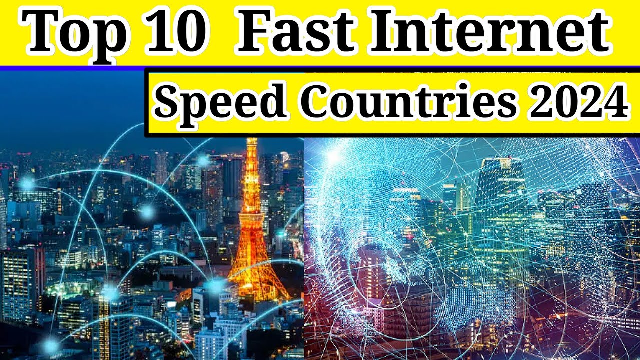 Top 10 countries with fastest internet speed | Internet Speed | Fast internet country 2024