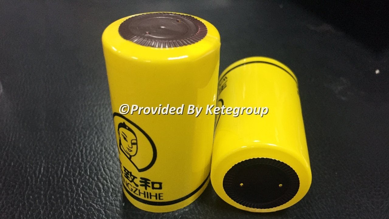 PVC capsule with top aluminium foil disc