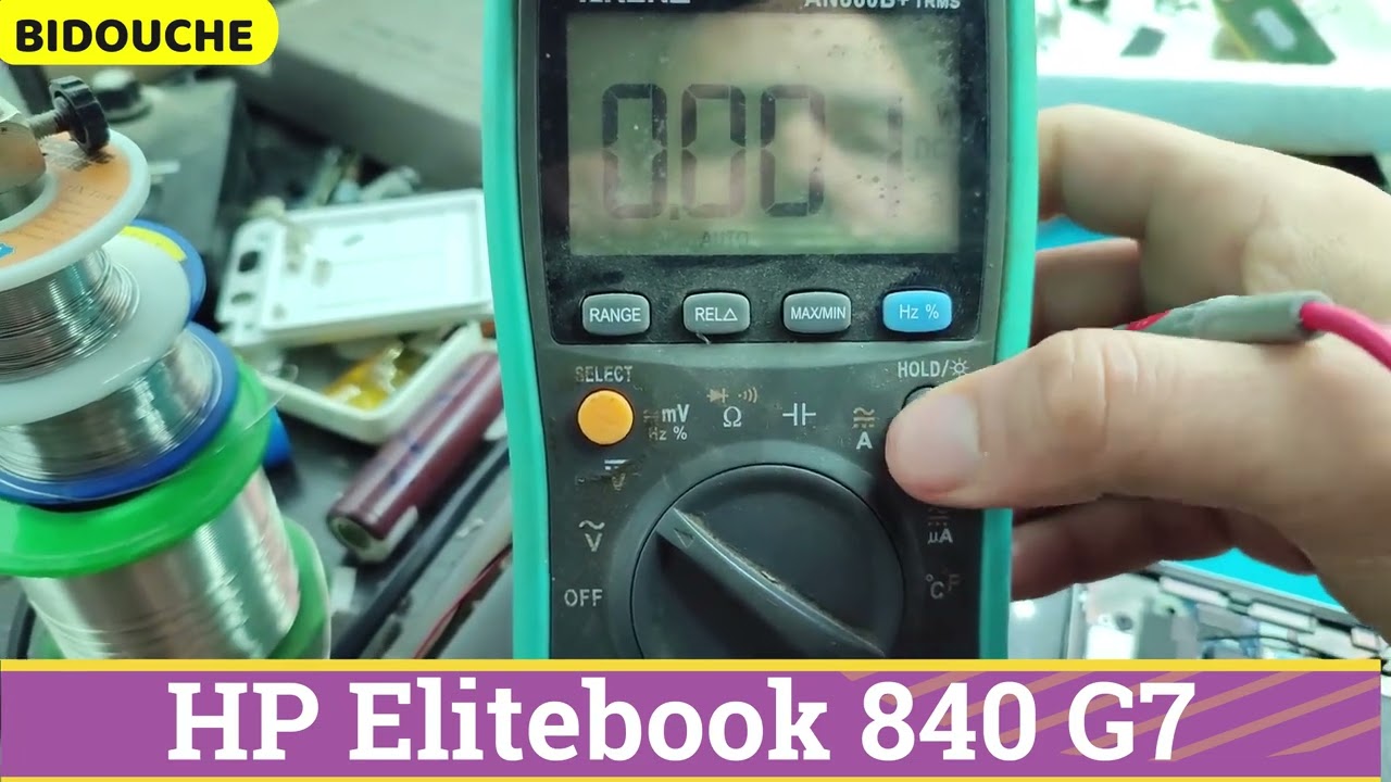 Fixed ! HP Elitebook 840 G7 Not Detect Battery, Not Charging شرح تطبيقي  لعدم شحن البطارية