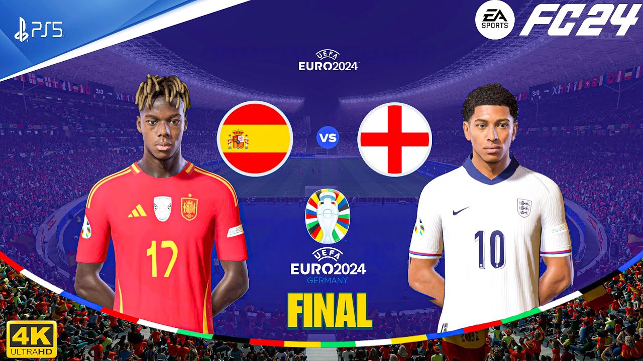 FC 24 - Spain Vs England - UEFA EURO 2024 Final Match | PS5™ [4K60]