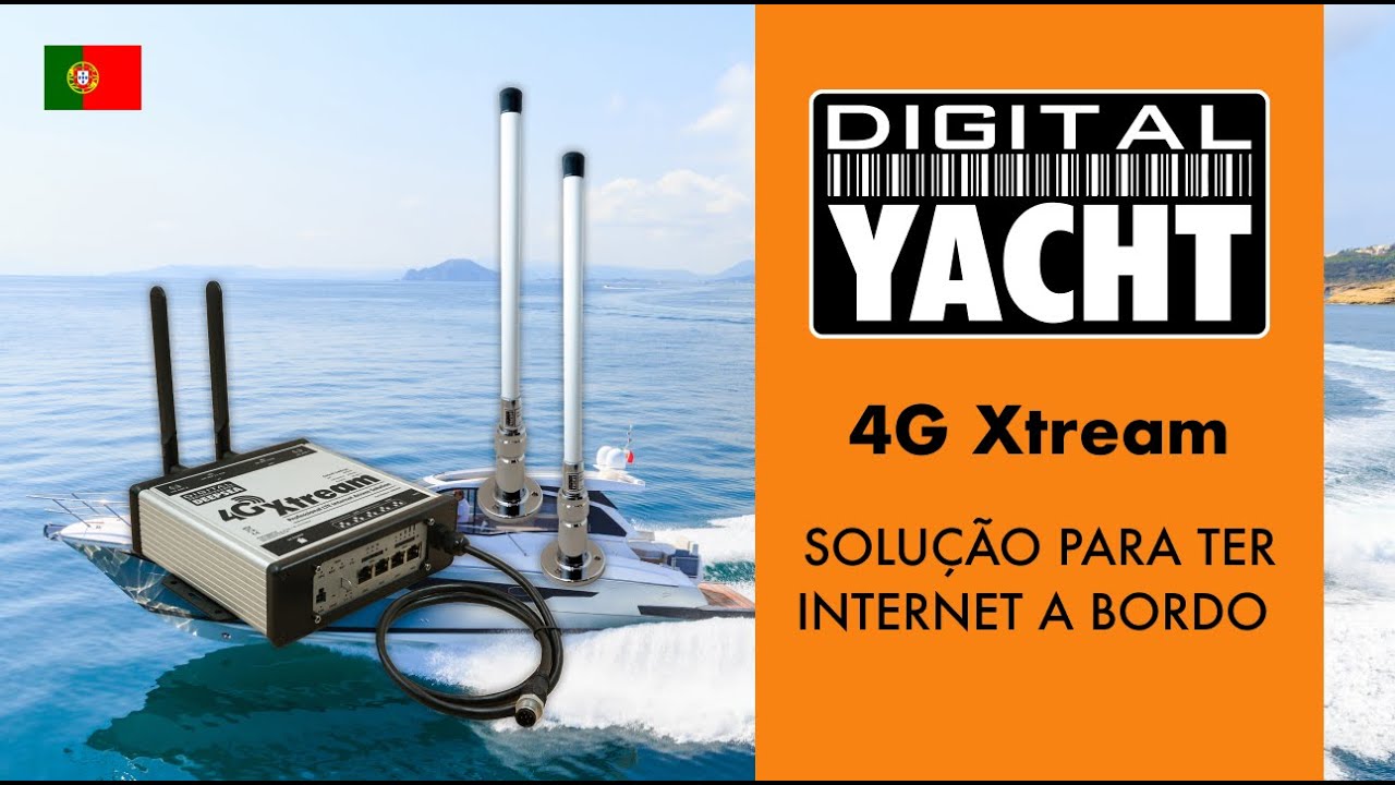 4G Xtream - Solu&ccedil;&atilde;o de liga&ccedil;&atilde;o &agrave; Internet para barcos