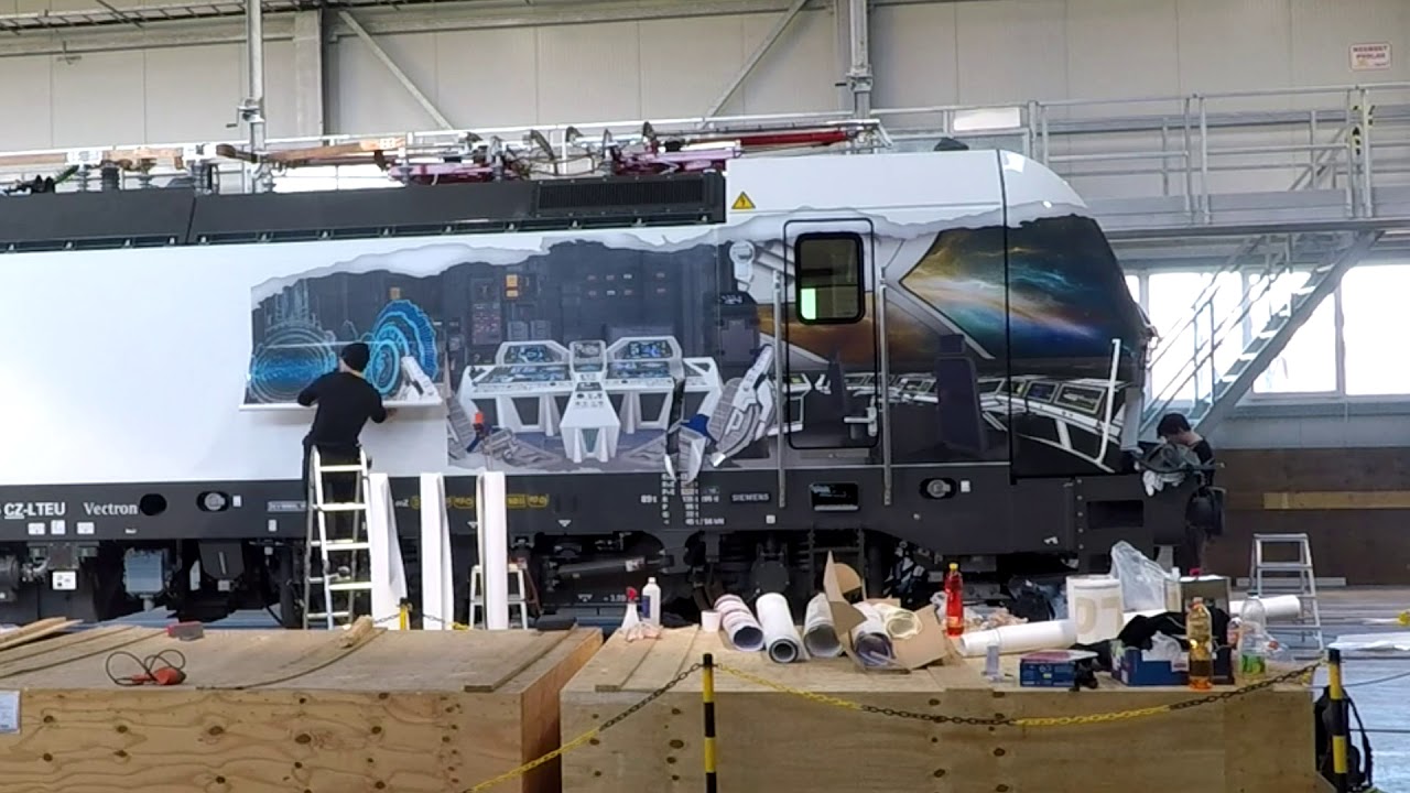 Polep Lokomotivy Siemens Vectron