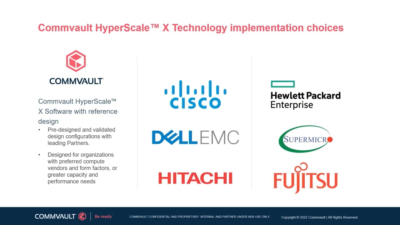 CVTSP23 : Module 4 - Commvault HyperScale&trade; X Solutions