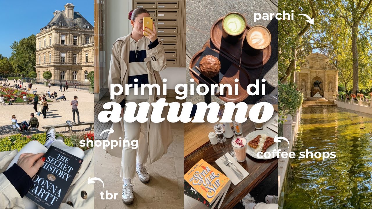 Primi giorni di AUTUNNO A PARIGI 🍂☕️ *libri autunnali, tea time, shopping*