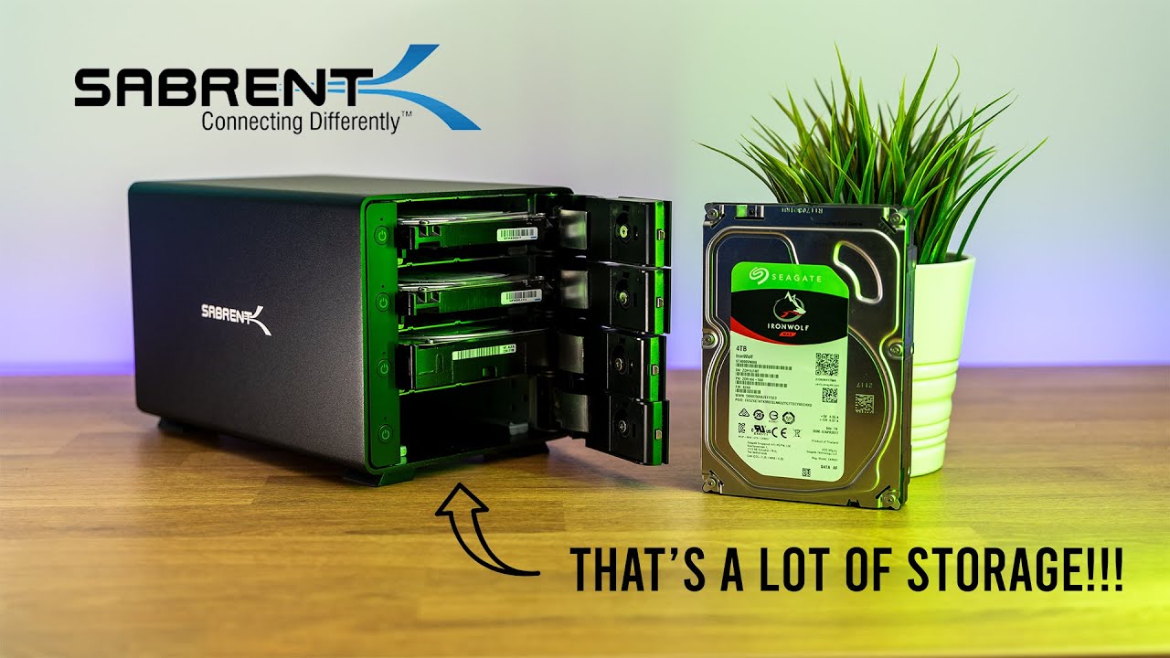 A LOT of STORAGE at once with SPEED!!!🔝 - Sabrent 4 bay HDD Dock