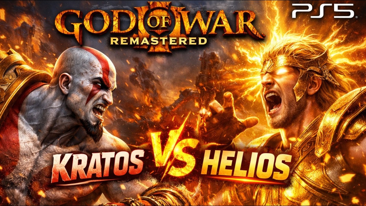 KRATOS MOSTROU POR QUE É O FANTASMA DE ESPARTA! GOD OF WAR 3 – KRATOS vs HÉLIOS