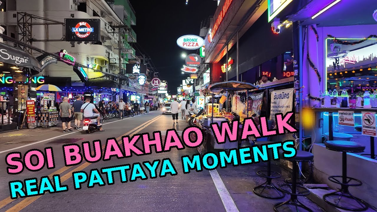 Soi Buakhao Walk 🌴🎥  Real Pattaya Moments ✨ Ep. 03