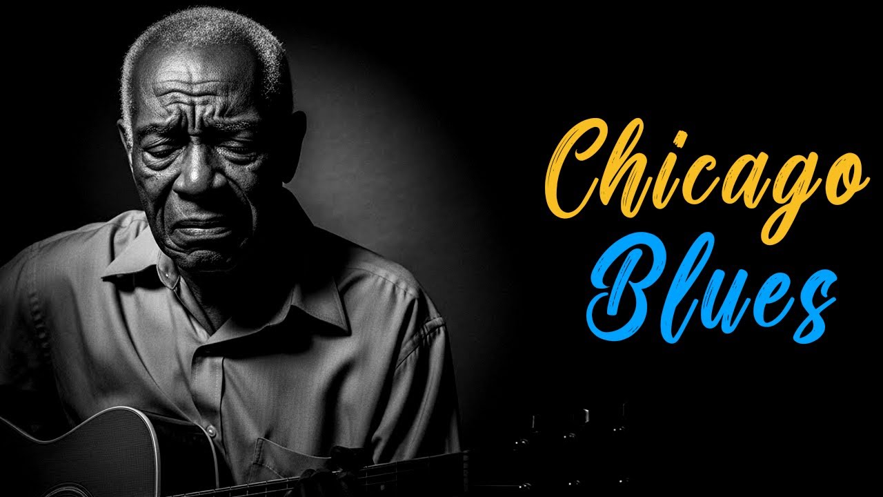 Slow Breathing 🧘‍♂️ Chicago Blues for Relaxing Guitar Meditation | Midnight Blues Voice