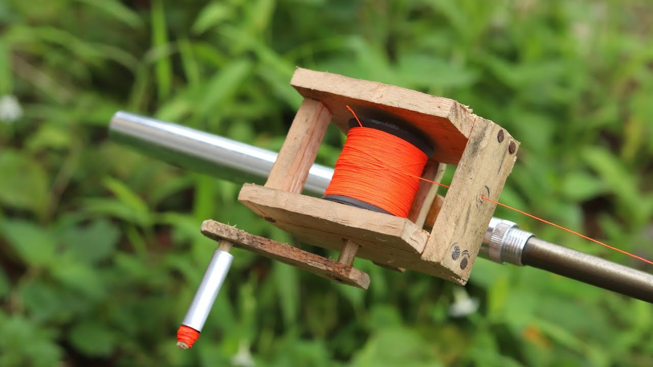 How to make an easy fishing reel out of wood
