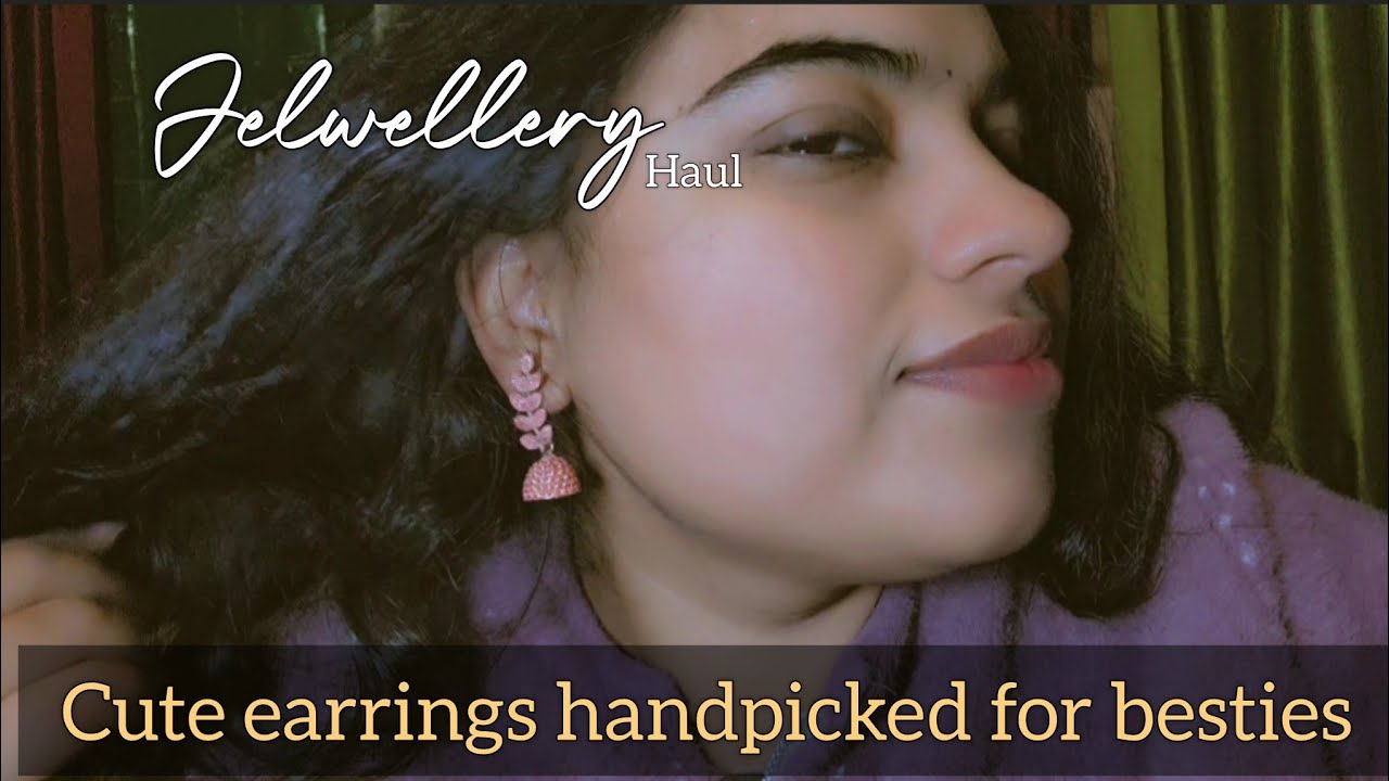 Picked these earrings with so much love for my best friends 💕| best friend gift ideas  earring haul 