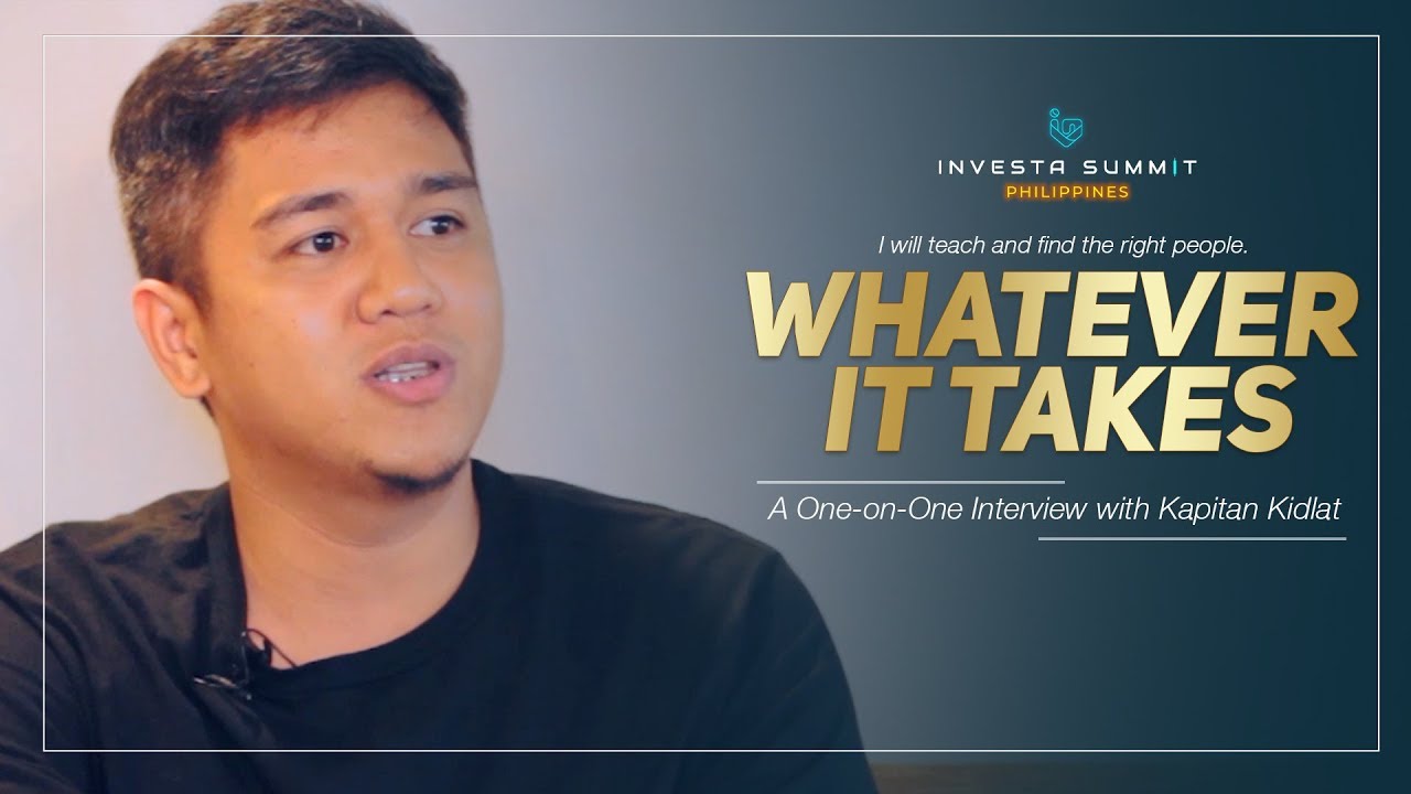 Whatever it takes : An interview with Kidlat Santelmo