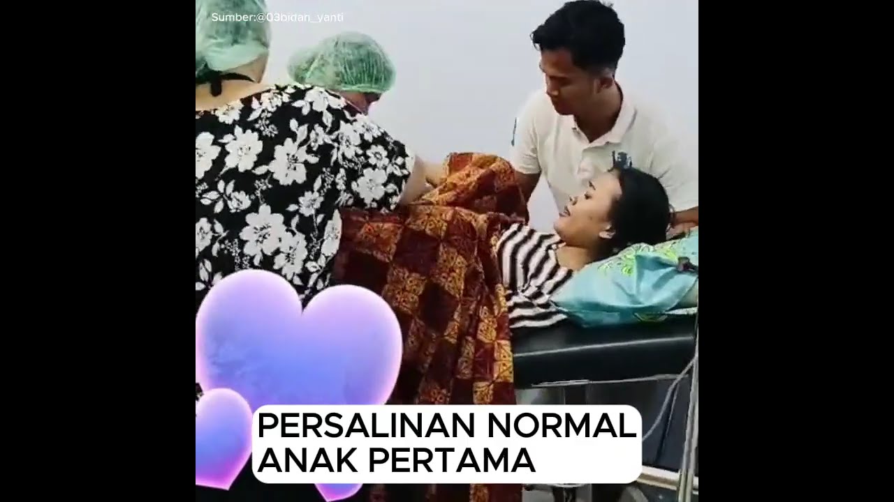 PERSALINAN NORMAL ANAK PERTAMA...LAHIR SUARA KEAJAIBAN.. APA YANG TERJADI!