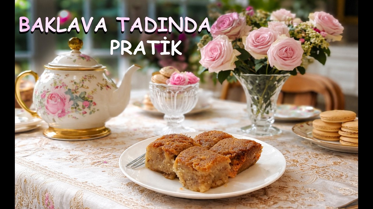Ramazan’a Özel Baklava Tadında Şerbetli Tatlı - Az Malzemeli Kolay Tarif