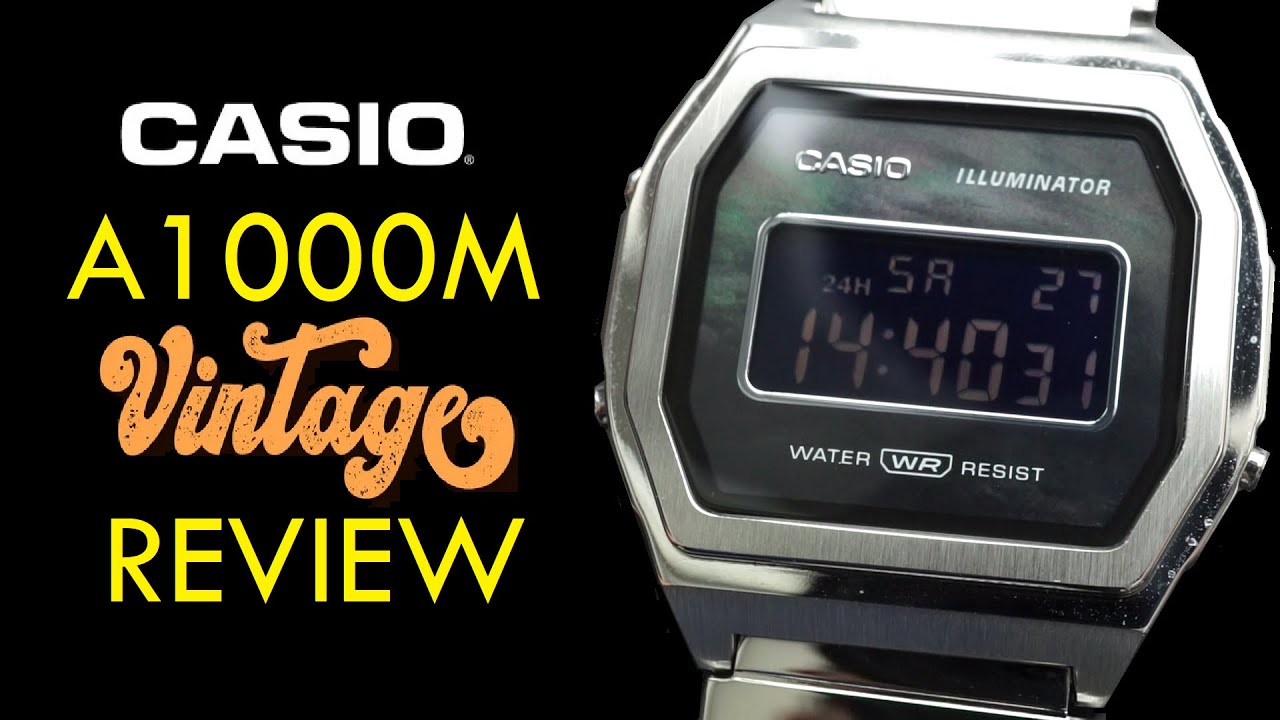 *REVIEW* Casio A1000M Vintage Retro Metal Digital Watch