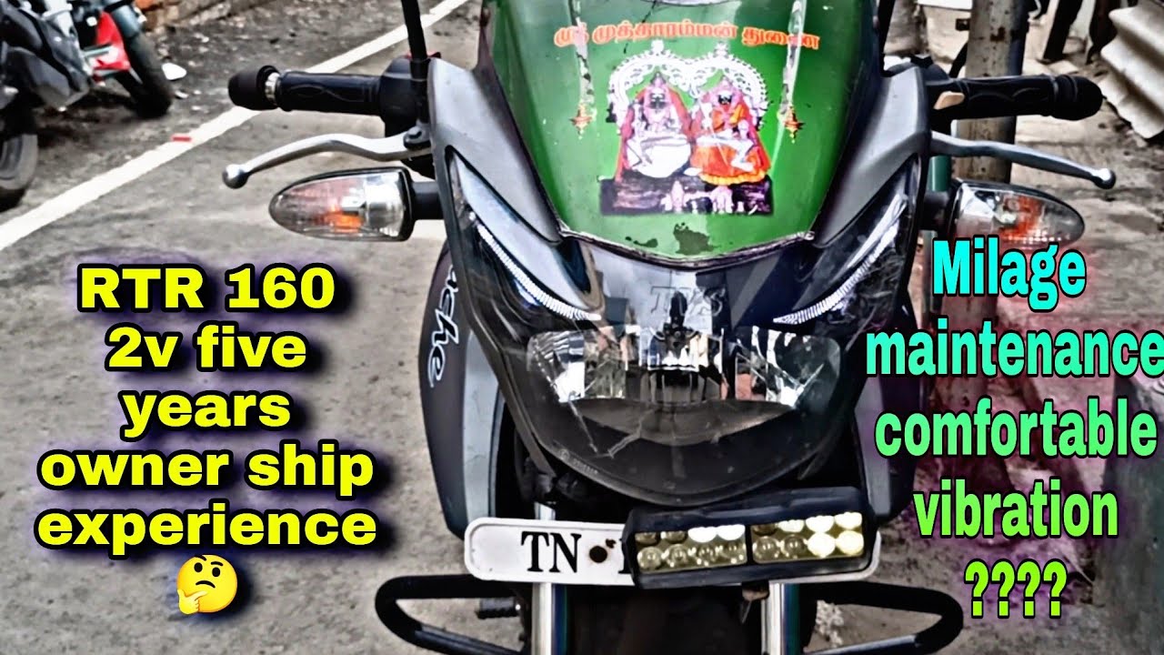 rtr 160 2v five years owner ship review // rtr 160 2v owner ship experience / rtr 160 review tamil