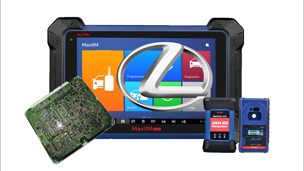 How to Reflash or Virginize a Lexus | Toyota 1998/2003 ECU | with autel IM608￼