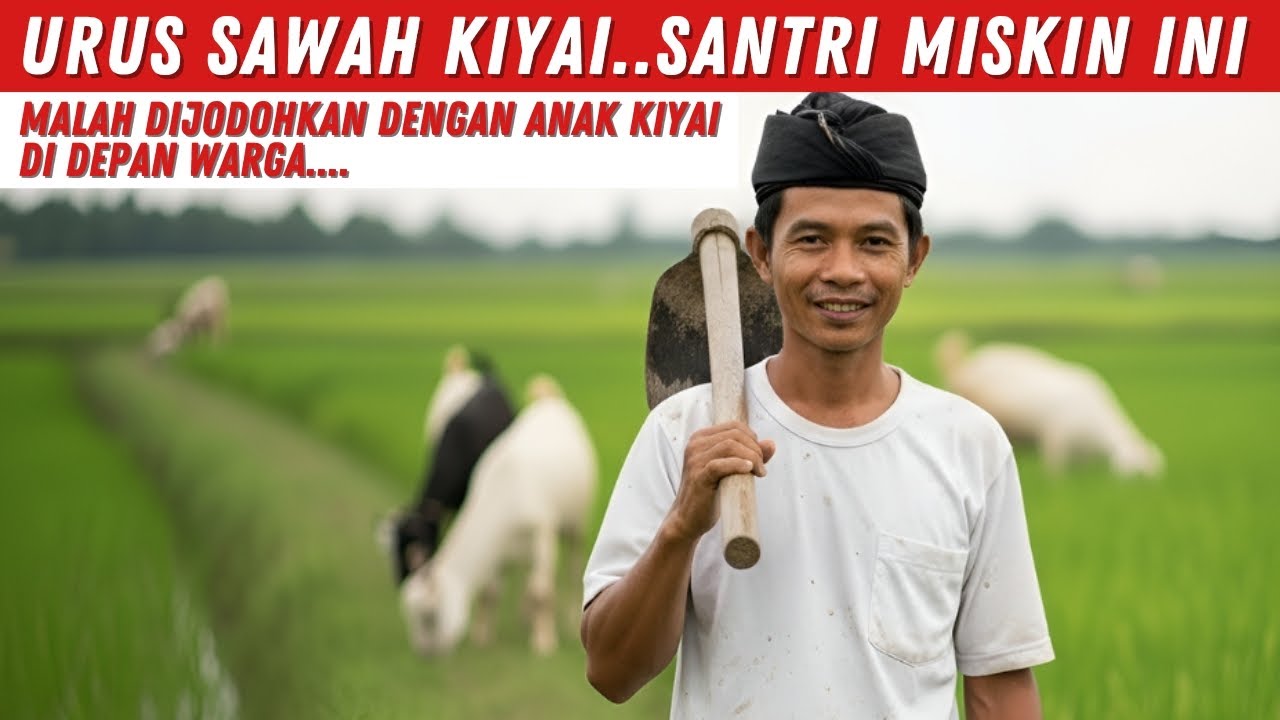 DIHIN4 KARENA KERJA DI SAWAH DAN KANDANG KAMBING, AKHIR HIDUP SANTRI INI BIKIN SEMUA ORANG TERDIAM